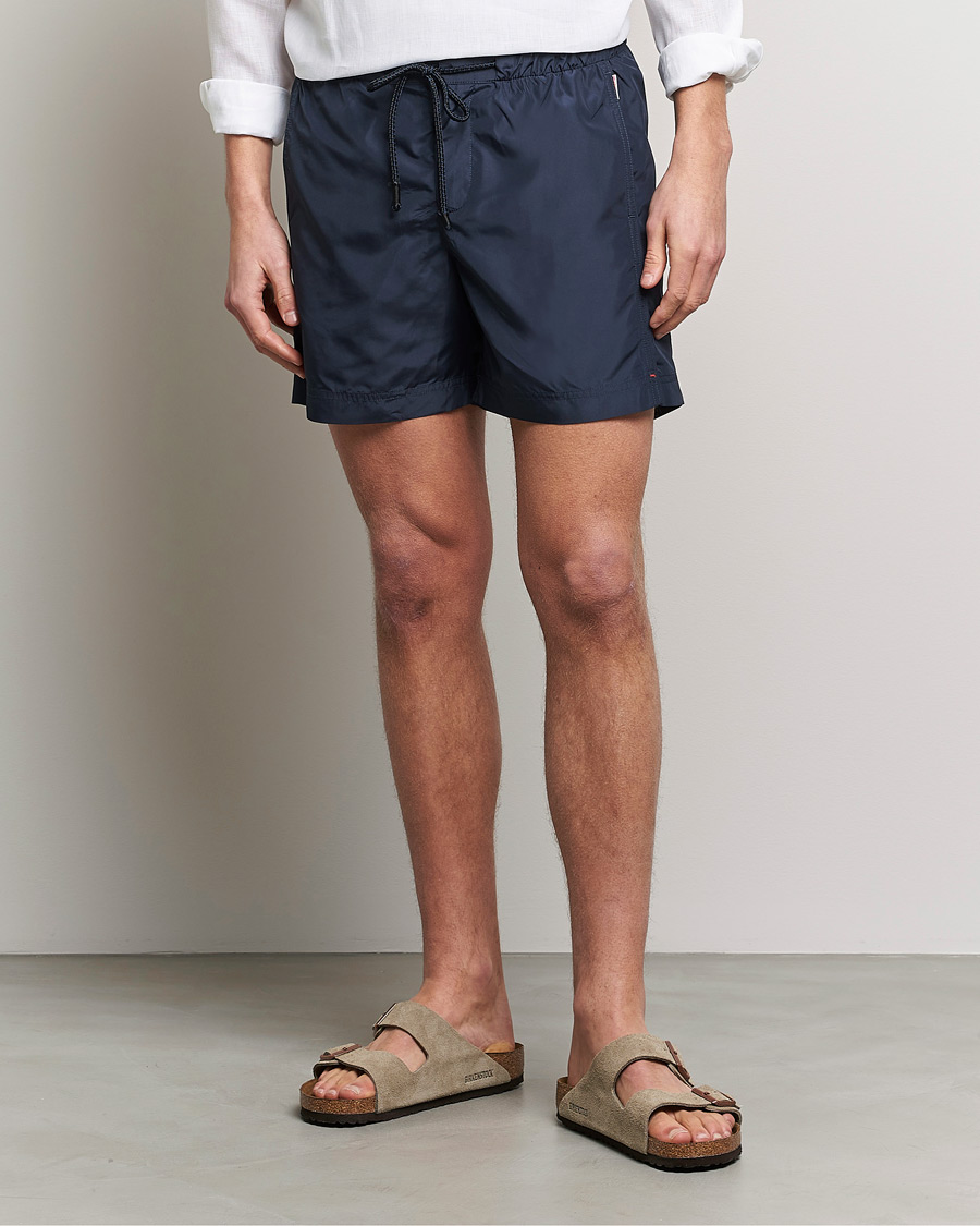Herr | Badbyxor | Orlebar Brown | Bulldog Drawcord Solid Swimshorts Night Iris