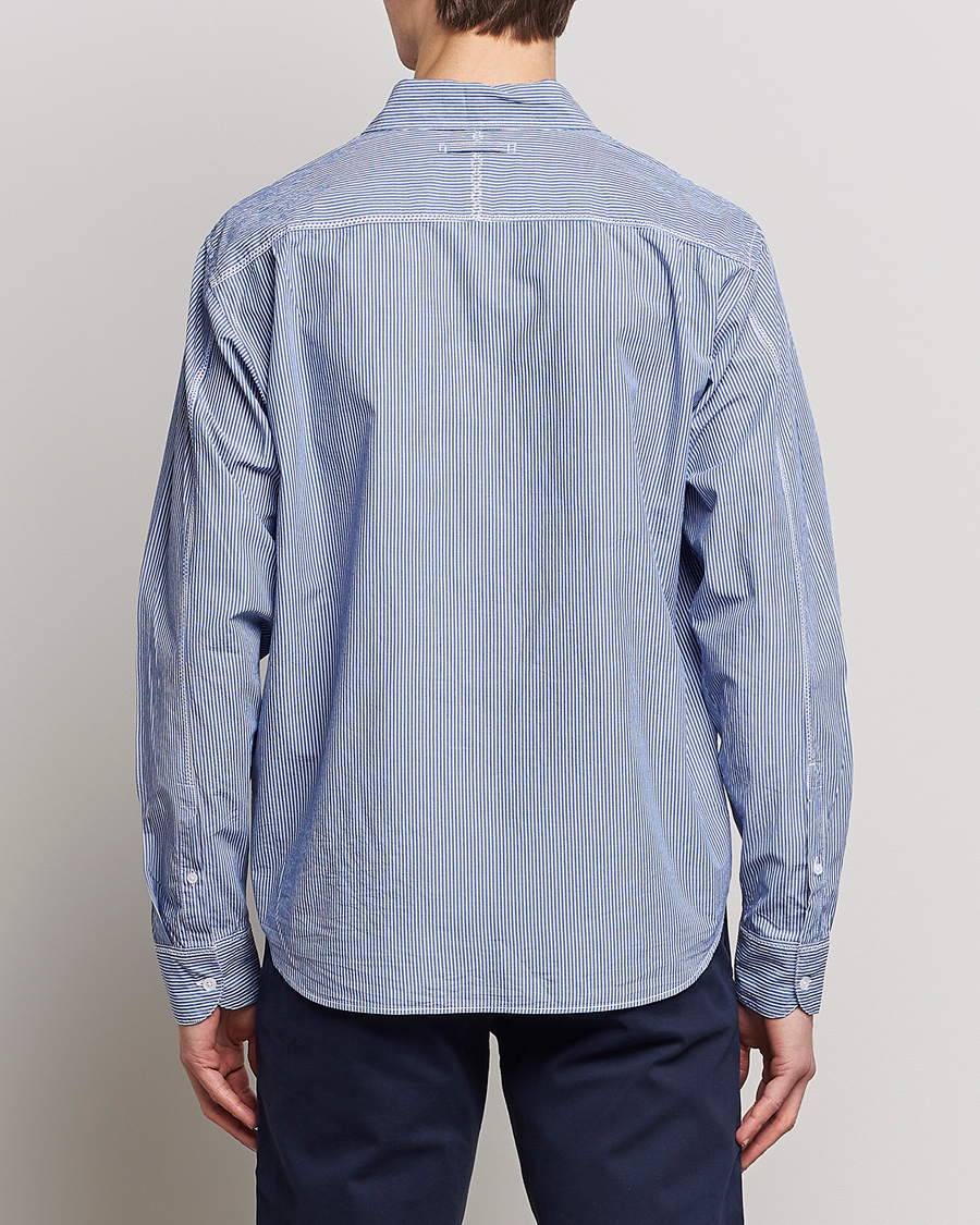 Herr | Skjortor | Orlebar Brown | Grasmoor Relaxed Fit Striped Shirt Navy/White