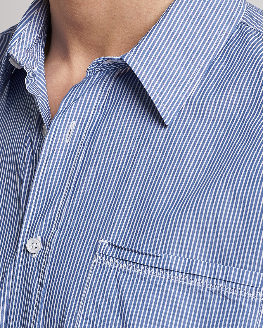 Herr | Skjortor | Orlebar Brown | Grasmoor Relaxed Fit Striped Shirt Navy/White