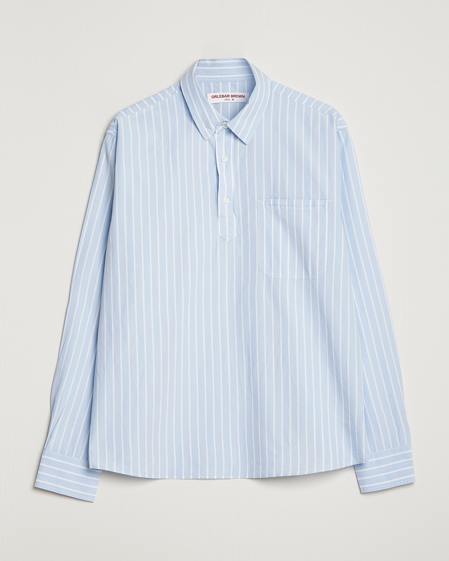 Herr | Skjortor | Orlebar Brown | Shanklin Relaxed Fit Overhead Shirt Serenity Blue