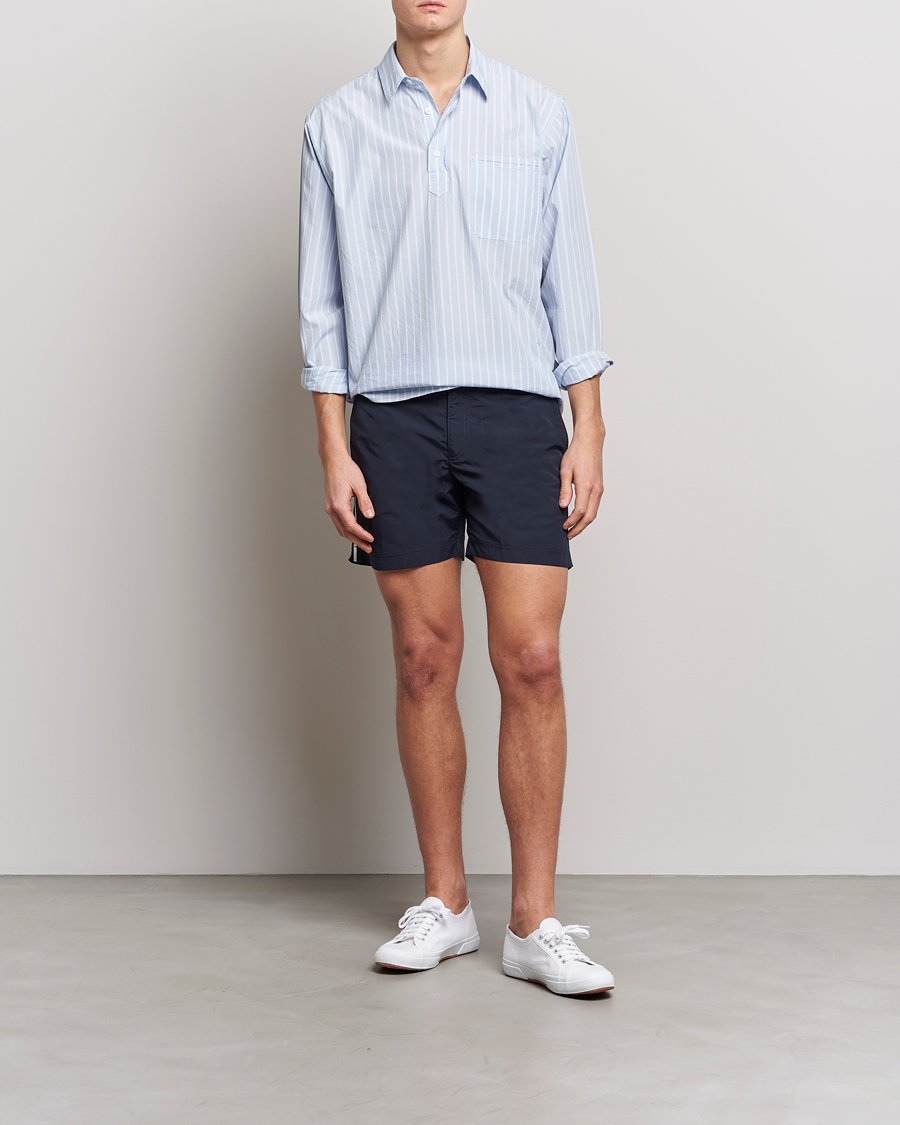 Herr | Skjortor | Orlebar Brown | Shanklin Relaxed Fit Overhead Shirt Serenity Blue