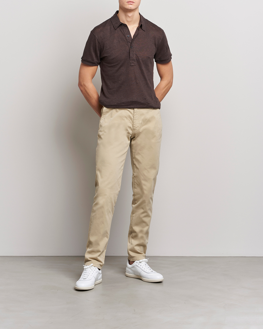 Herr | Byxor | Orlebar Brown | Fallon Stretch Cotton Chinos Sand Dune