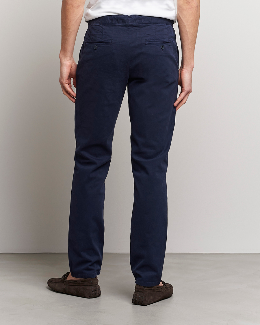 Herr | Byxor | Orlebar Brown | Fallon Cotton Stretch Trousers Dark Navy