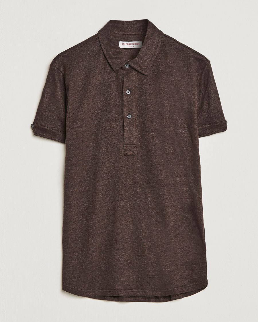 Herr | Pikéer | Orlebar Brown | Sebastian Linen Polo Truffle