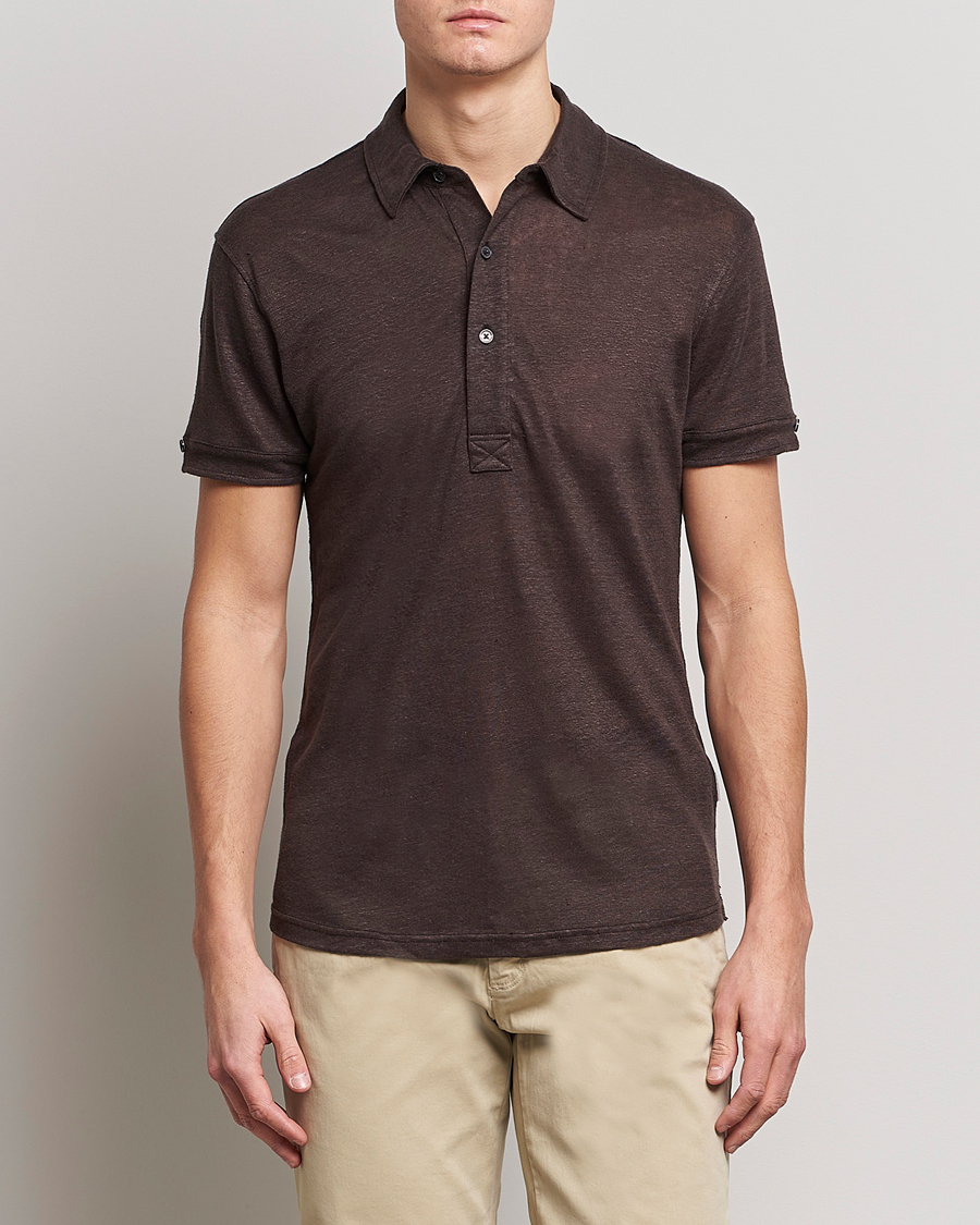 Herr | Pikéer | Orlebar Brown | Sebastian Linen Polo Truffle