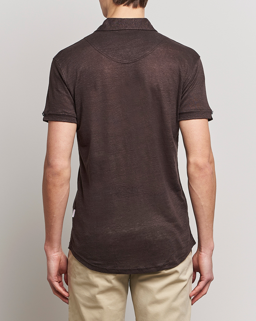 Herr | Pikéer | Orlebar Brown | Sebastian Linen Polo Truffle