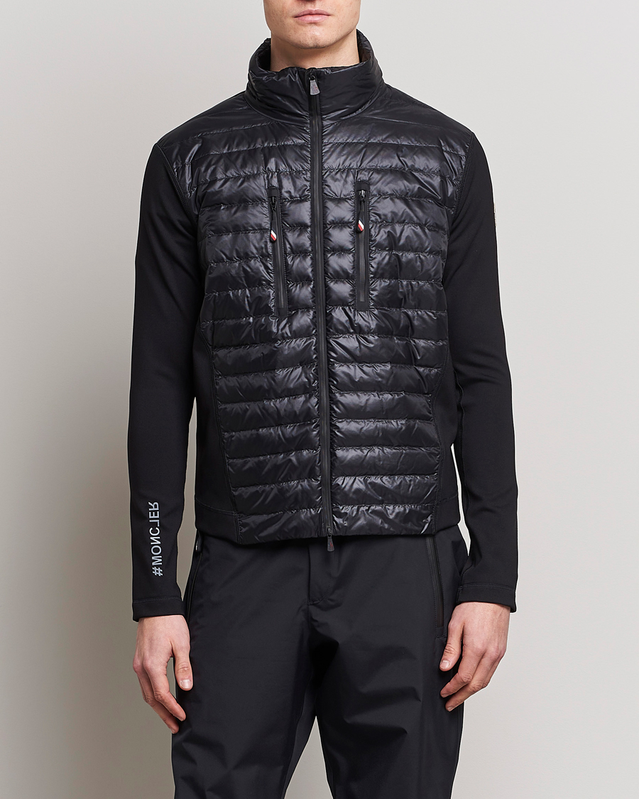 Herr | Hybridjackor | Moncler Grenoble | Padded Zip Cardigan Black