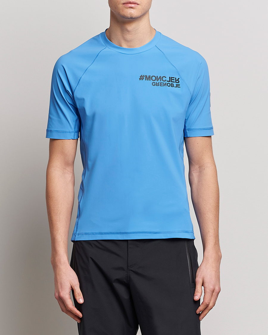 Herr |  | Moncler Grenoble | Technical T-Shirt Light Blue