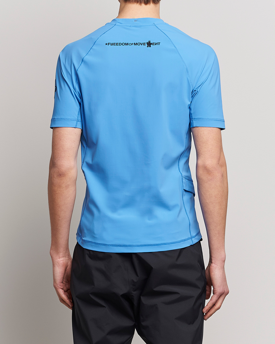 Herr | T-Shirts | Moncler Grenoble | Technical T-Shirt Light Blue