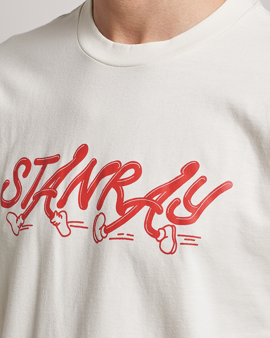 Herr | T-Shirts | Stan Ray | Running Crew Neck T-Shirt Natural