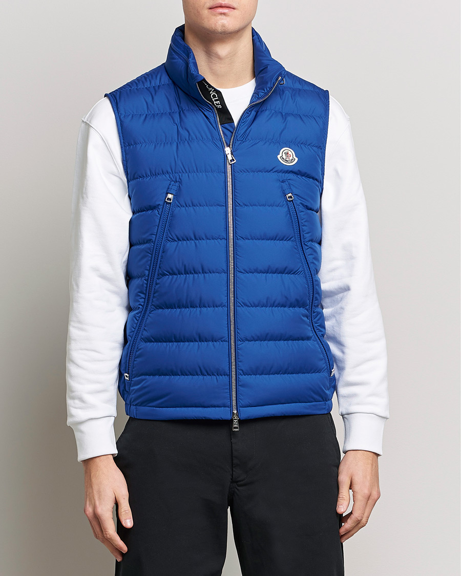 Herr | Västar | Moncler | Albyt Down Vest Royal Blue