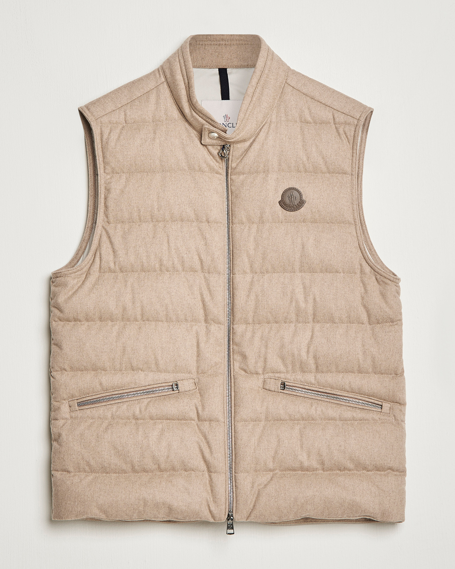 Herr | Västar | Moncler | Gallienne Flannel Vest Light Grey