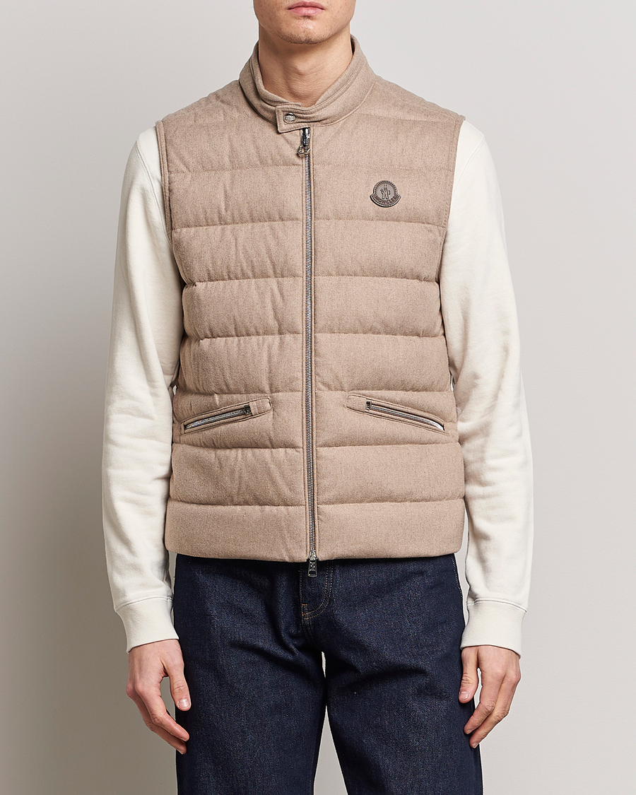 Herr | Västar | Moncler | Gallienne Flannel Vest Light Grey