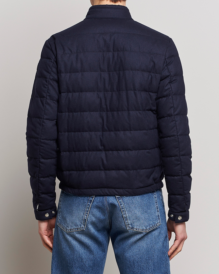 Herr | Jackor | Moncler | Acorus Flannel Jacket Navy
