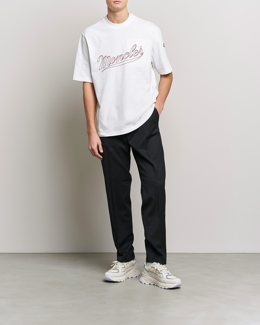 Herr | T-Shirts | Moncler | Signature T-Shirt White