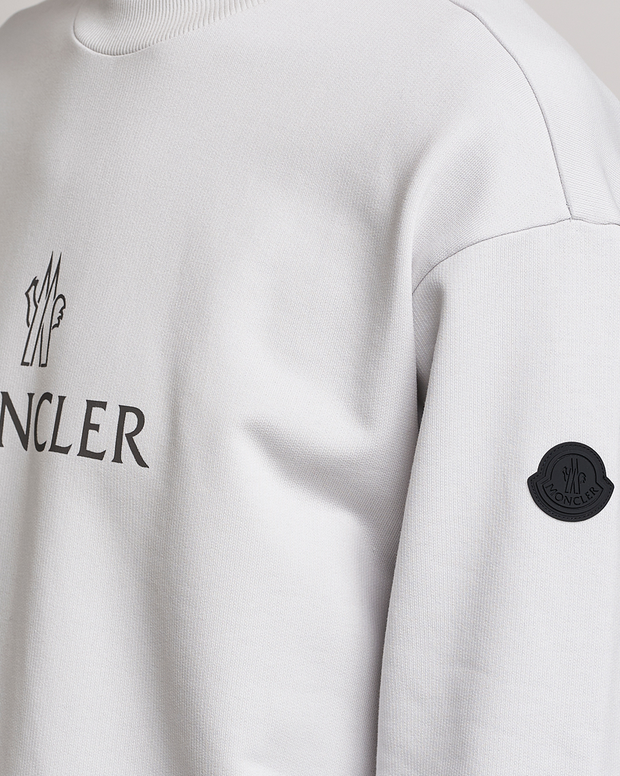 Herr | Tröjor | Moncler | Lettering Logo Sweatshirt White