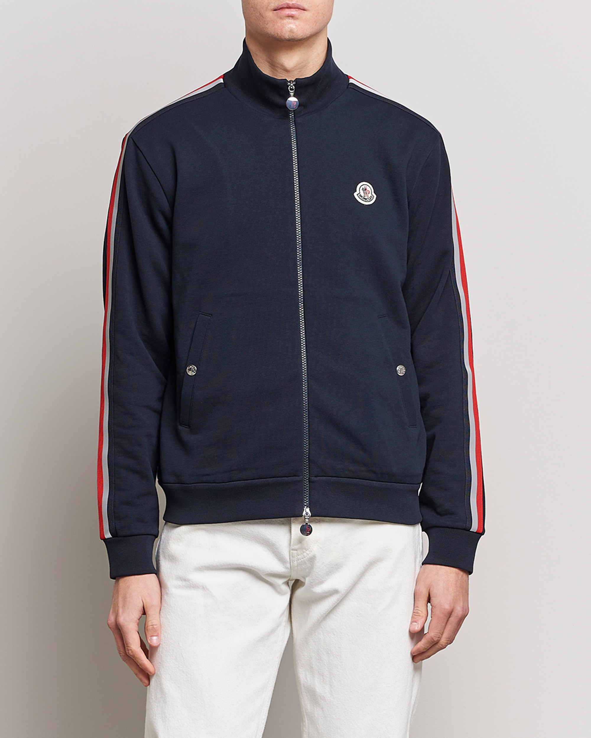 Herr | Tröjor | Moncler | Zip Cardigan Navy