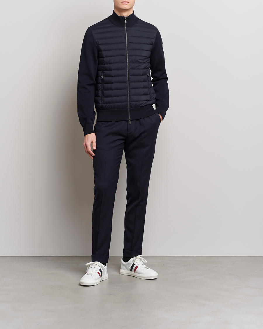Herr | Tröjor | Moncler | Hybrid Zip Cardigan Navy