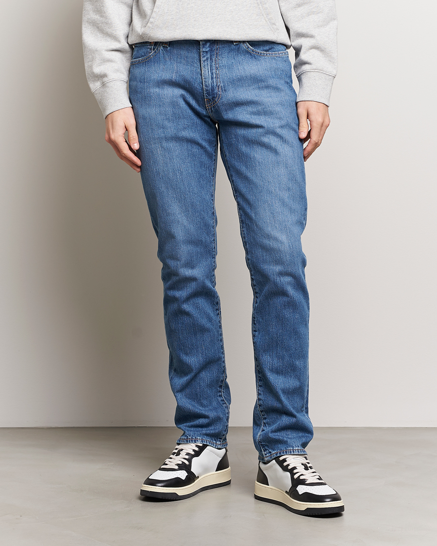 Herr | Jeans | Levi's | 511 Slim Fit Stretch Jeans Dark Indigo Worn In