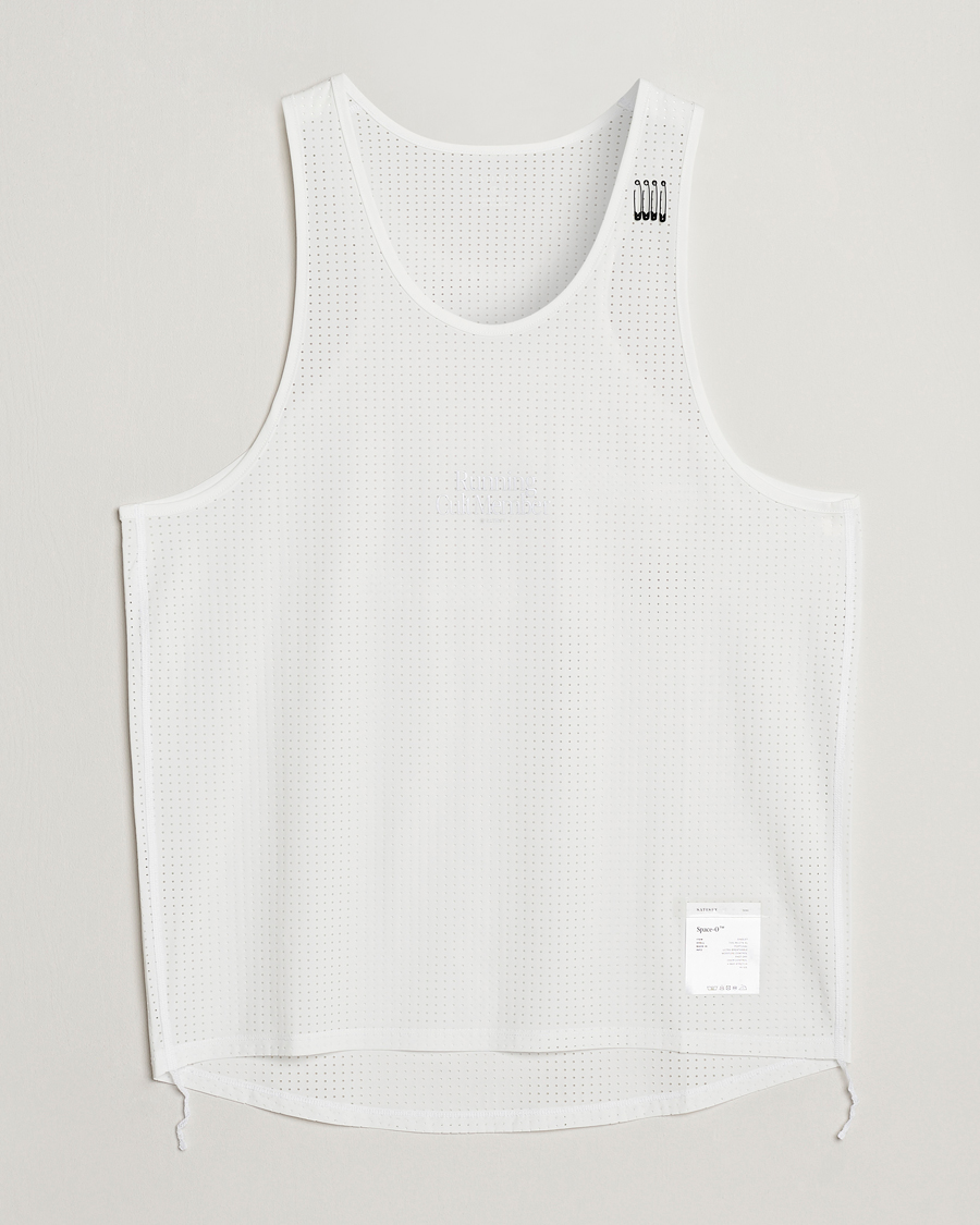 Herr | T-Shirts | Satisfy | Space-O Singlet White