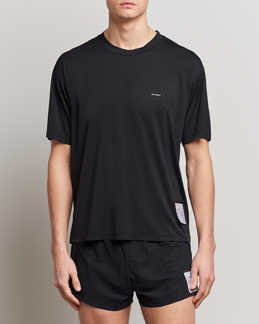 Herr | T-Shirts | Satisfy | AuraLite T-Shirt Black