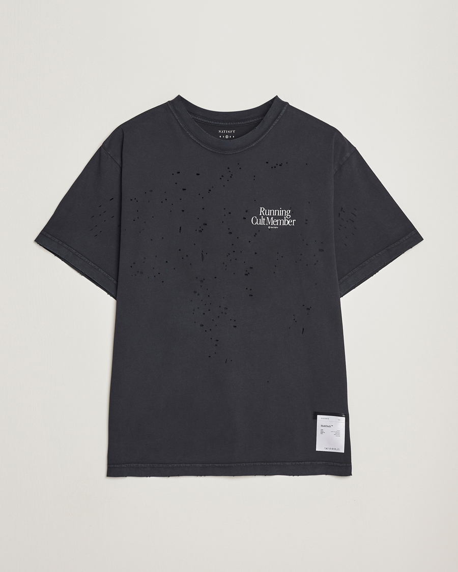 Herr | T-Shirts | Satisfy | MothTech T-Shirt Black