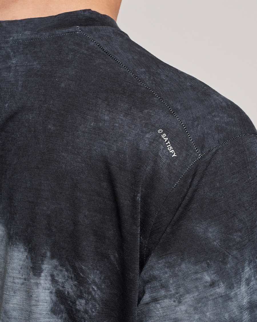 Herr | T-Shirts | Satisfy | CloudMerino T-Shirt Batik Black
