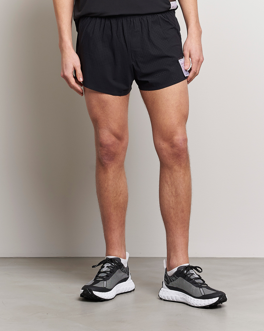 Herr | Running | Satisfy | Space-O 2.5 Inch Shorts Black