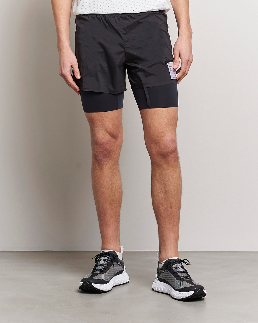 Herr | Shorts | Satisfy | TechSilk 8 Inch Shorts Black