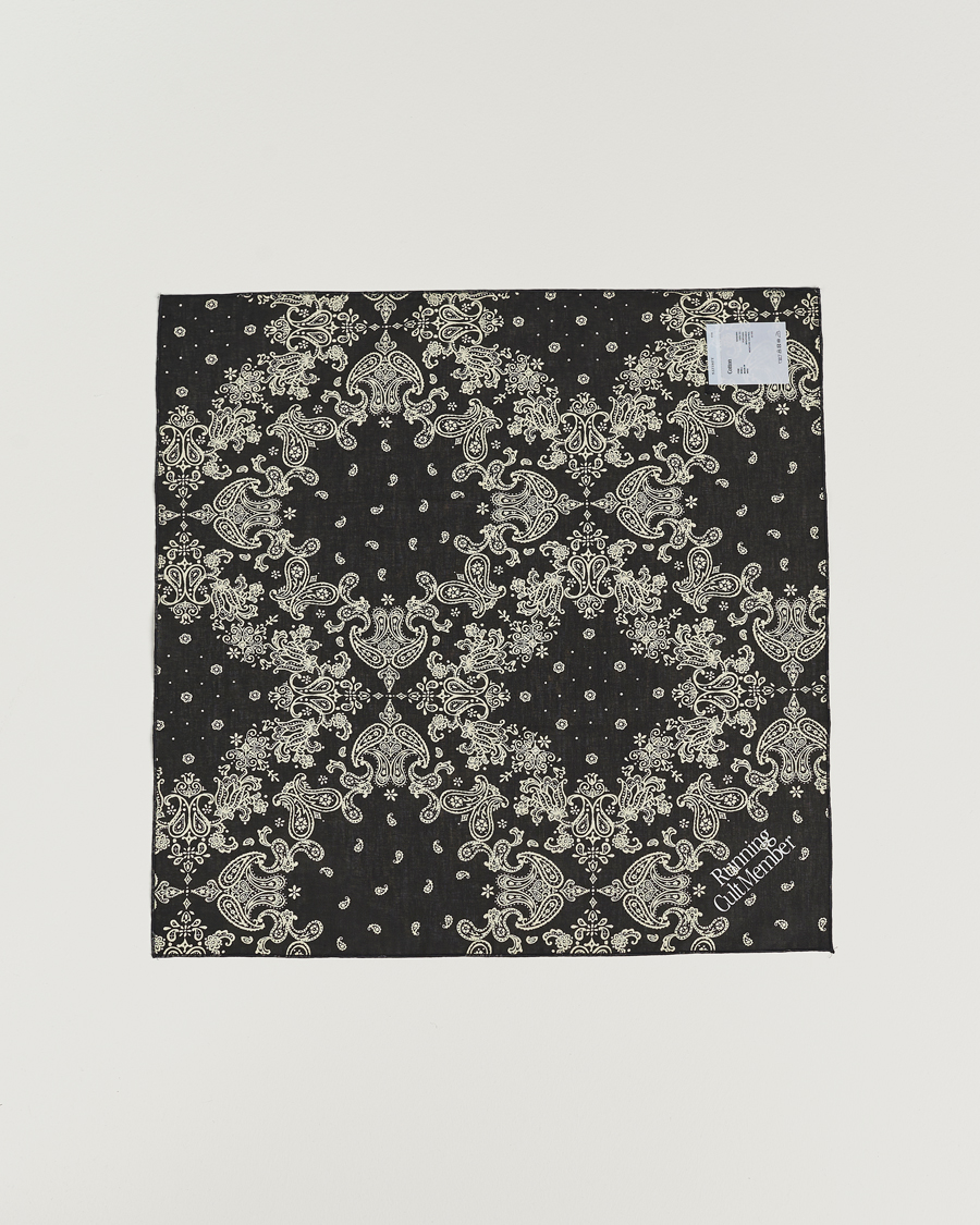 Herr | Satisfy Japanese Cotton Bandana Black | Satisfy | Japanese Cotton Bandana Black