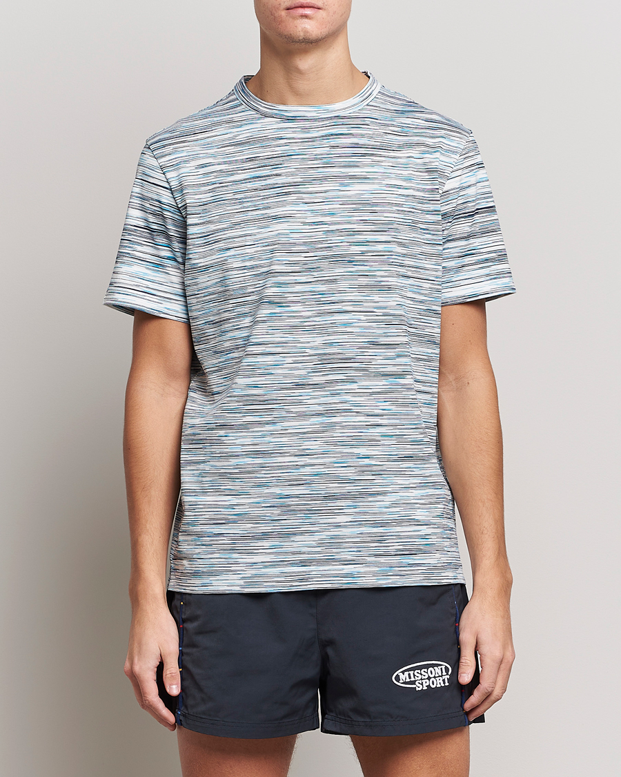 Herr | T-Shirts | Missoni | Fiammato T-Shirt Light Blue