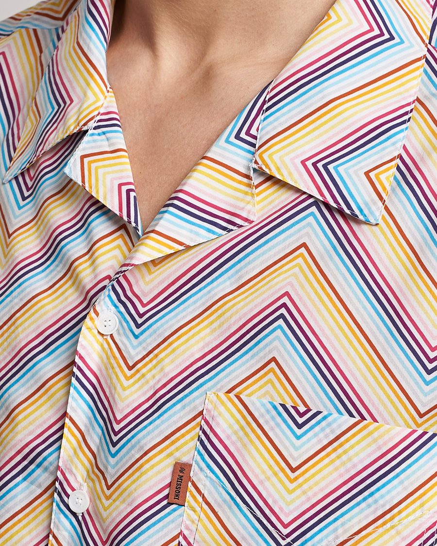 Herr | Skjortor | Missoni | Zig Zag Short Sleeve Shirt Multicolor