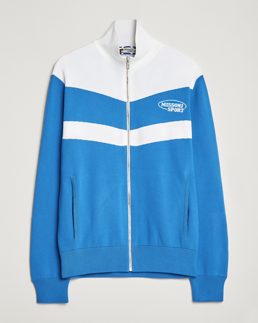 Herr | Tröjor | Missoni | Sport Original Cardigan Blue