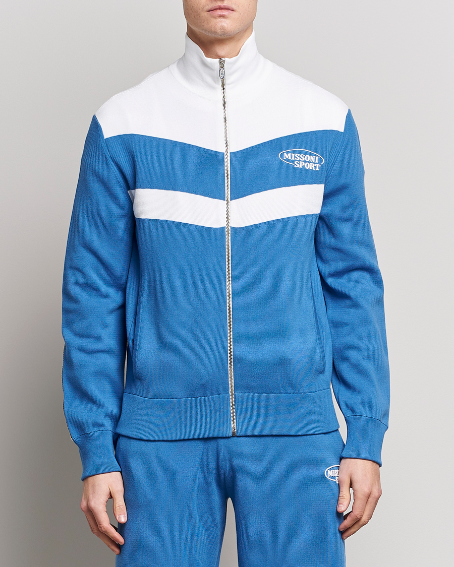 Herr | Tröjor | Missoni | Sport Original Cardigan Blue
