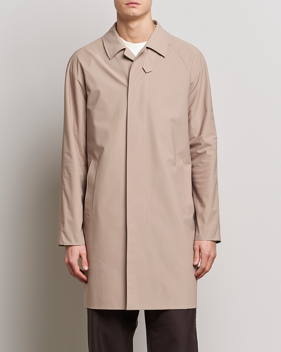 Herr | Jackor | Harris Wharf London | Light Technic Balmacaan Coat Camel