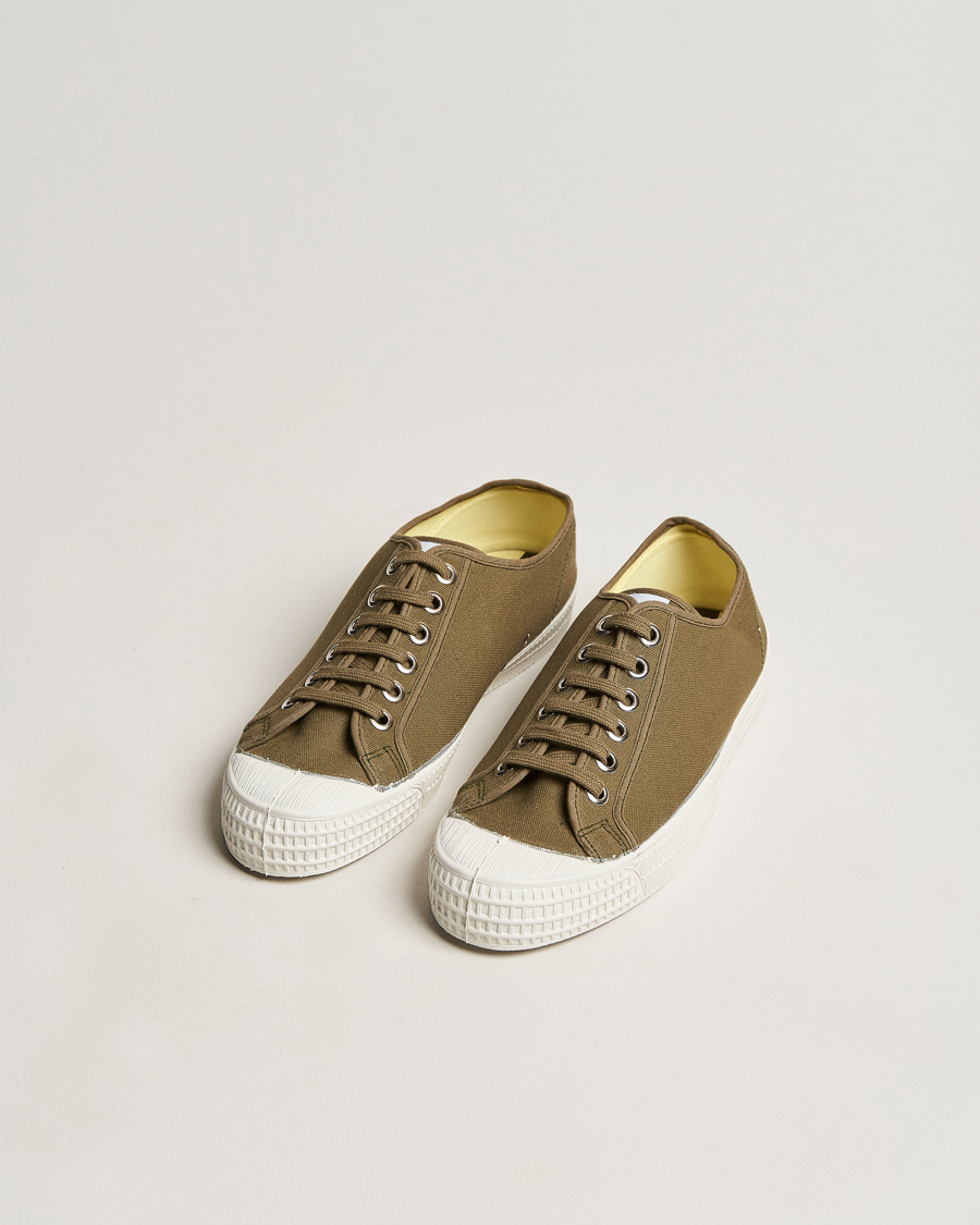 Herre | Sneakers med lavt skaft | Novesta | Star Master Organic Cotton Sneaker Military