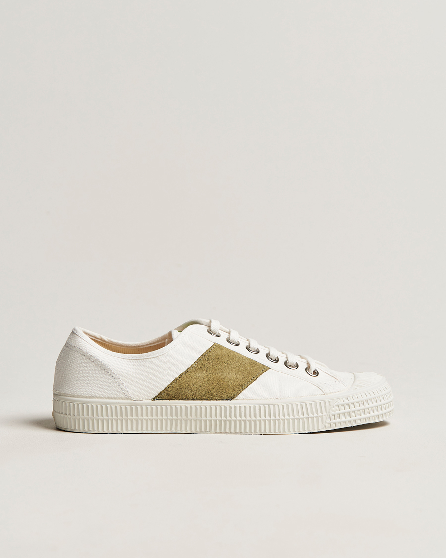 Herr | Novesta Star Master Organic Cotton Sneaker White/Green | Novesta | Star Master Organic Cotton Sneaker White/Green