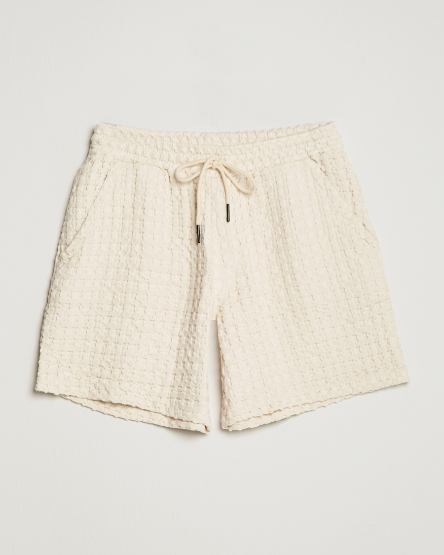 Herr | Shorts | OAS | Porto Waffle Shorts Ecru