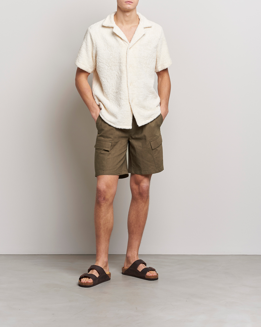 Herr | Skjortor | OAS | Cuba Ruggy Shirt Off White