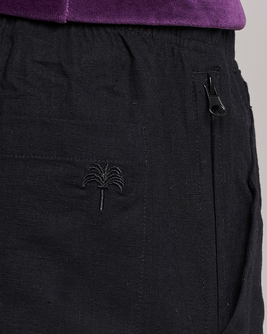 Herr | Shorts | OAS | Cargo Linen Shorts Black