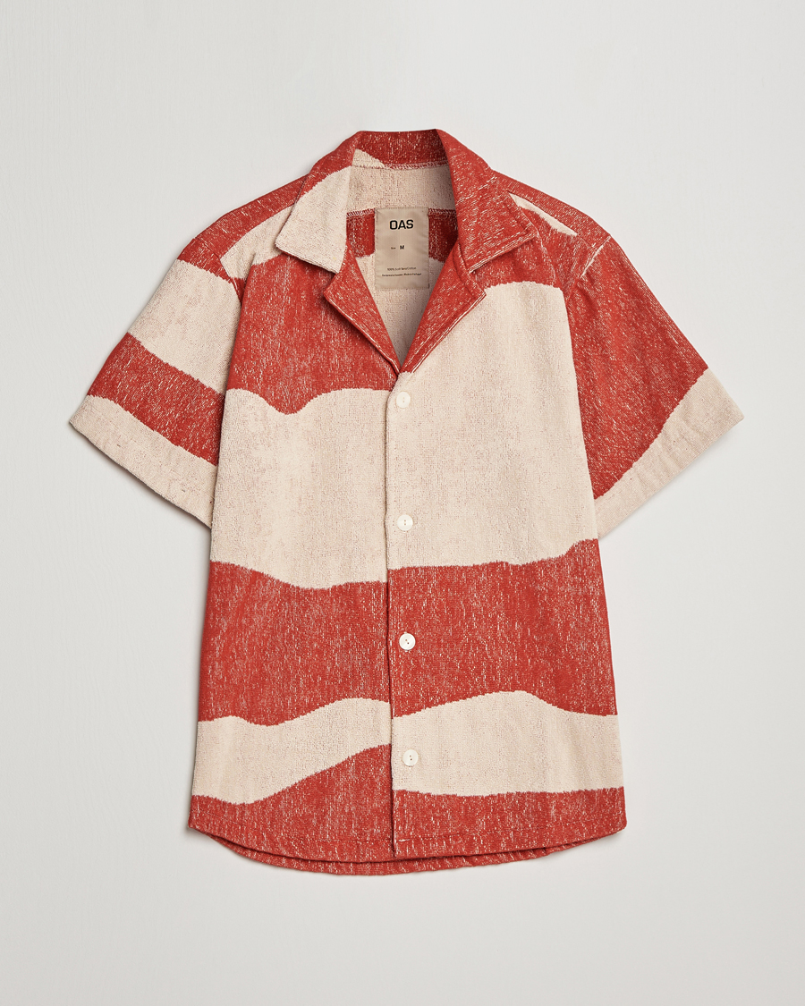 Herr | Skjortor | OAS | Terry Cuba Short Sleeve Shirt Amber Dune
