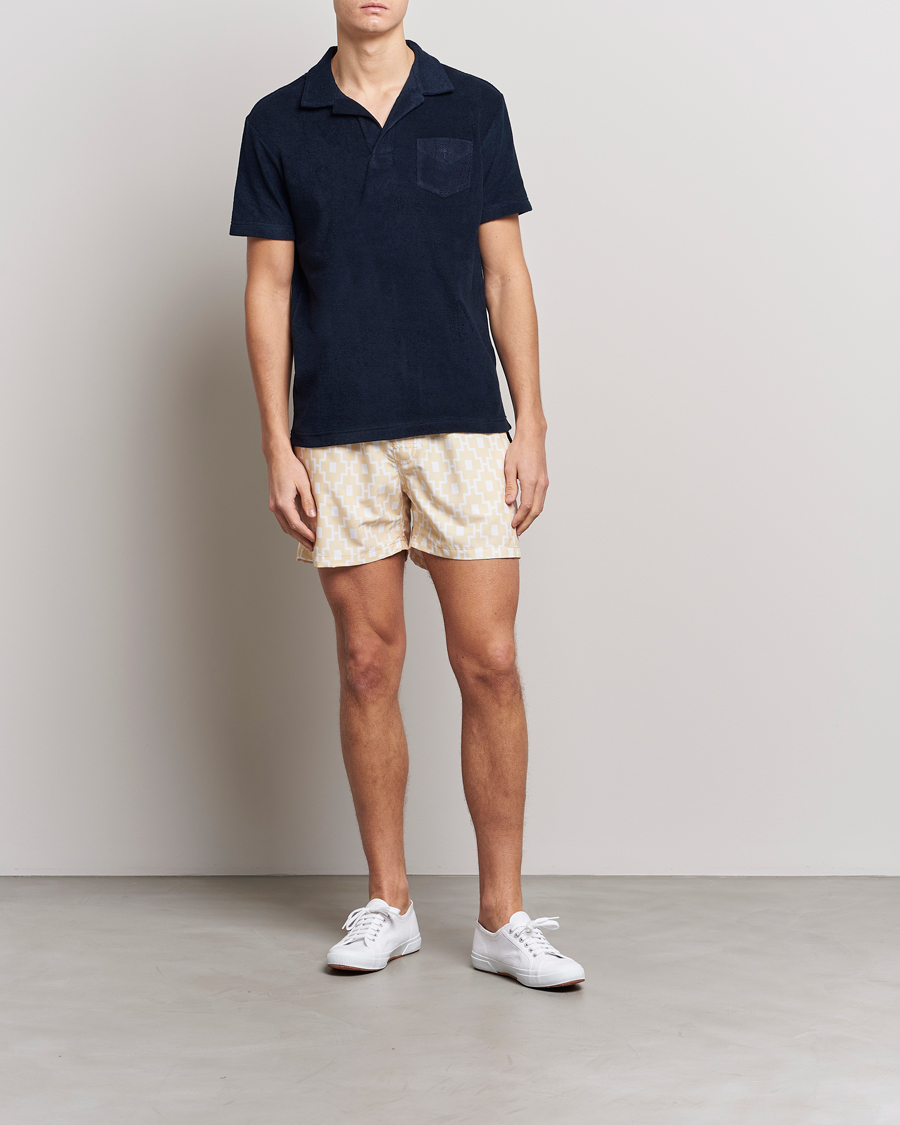 Herr | Badbyxor | OAS | Printed Swimshorts Machu