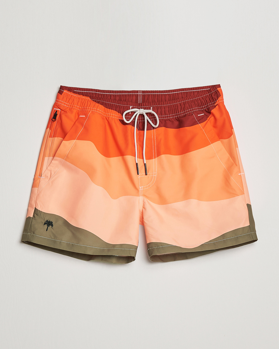 Herr | Badbyxor | OAS | Printed Swimshorts Fire Wave