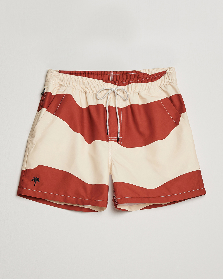 Herr | Badbyxor | OAS | Printed Swimshorts Amber Dune
