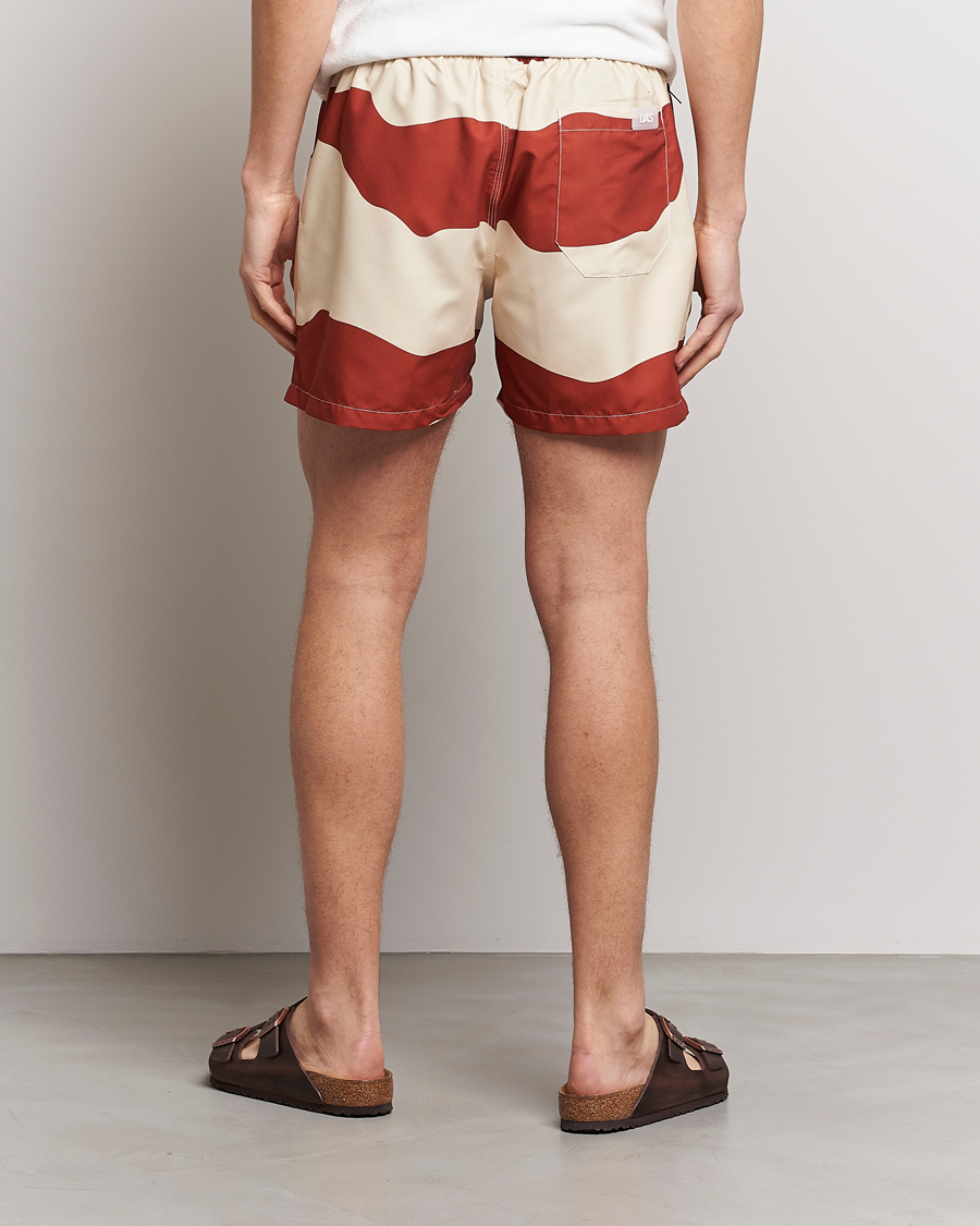 Herr | Badbyxor | OAS | Printed Swimshorts Amber Dune