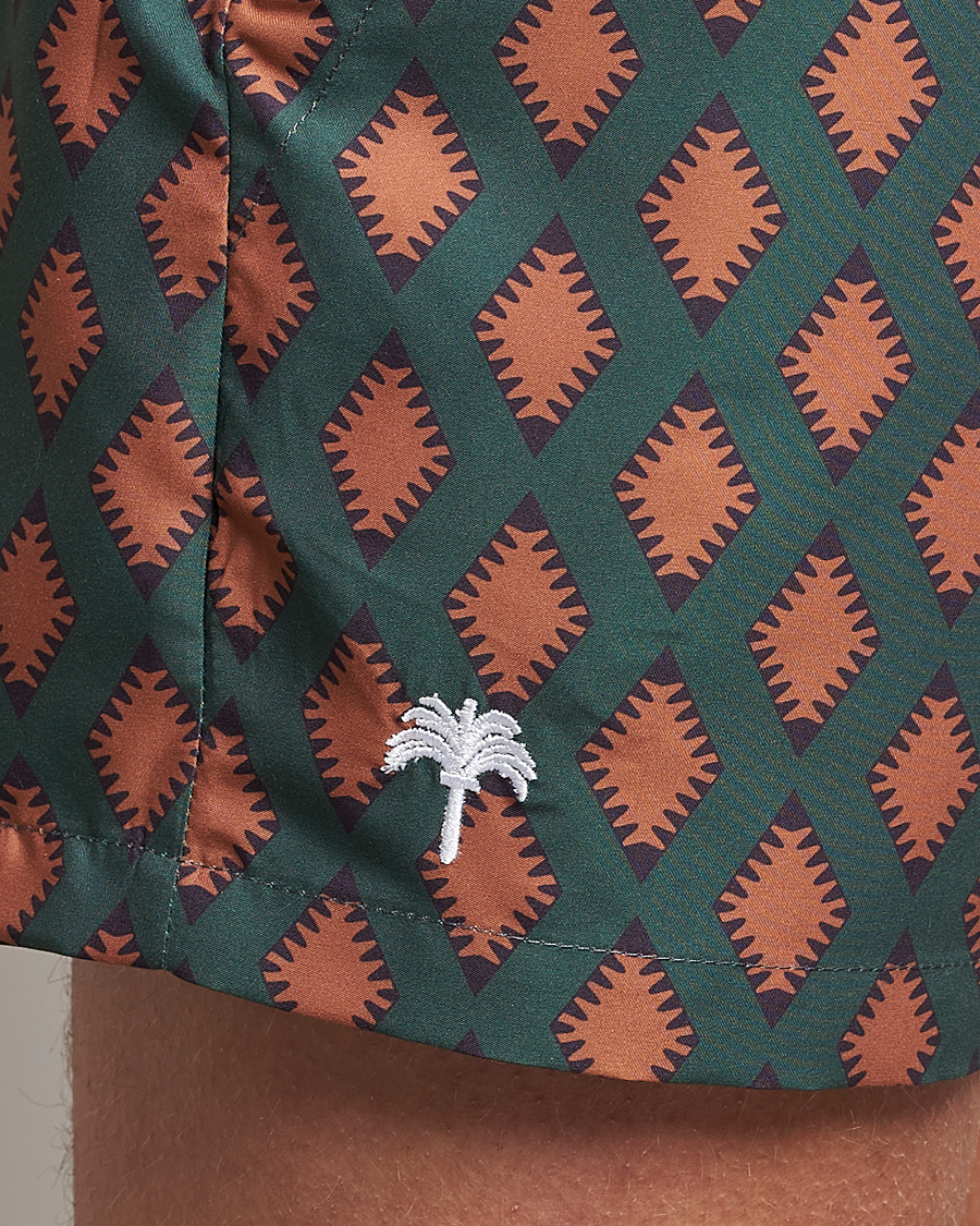 Herr | Badbyxor | OAS | Printed Swimshorts Smokin Rustic
