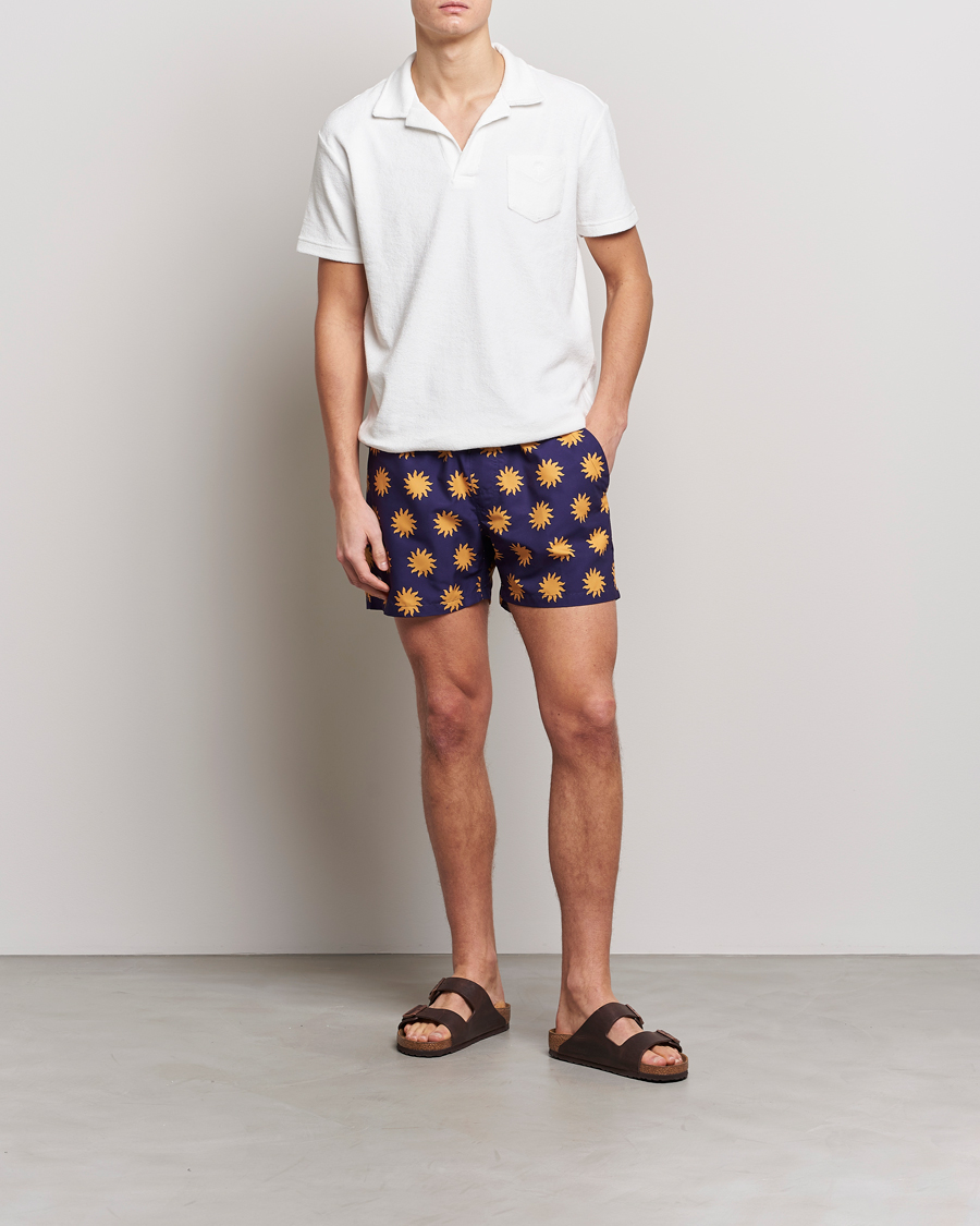 Herr | Badbyxor | OAS | Printed Swimshorts Sunday Sun