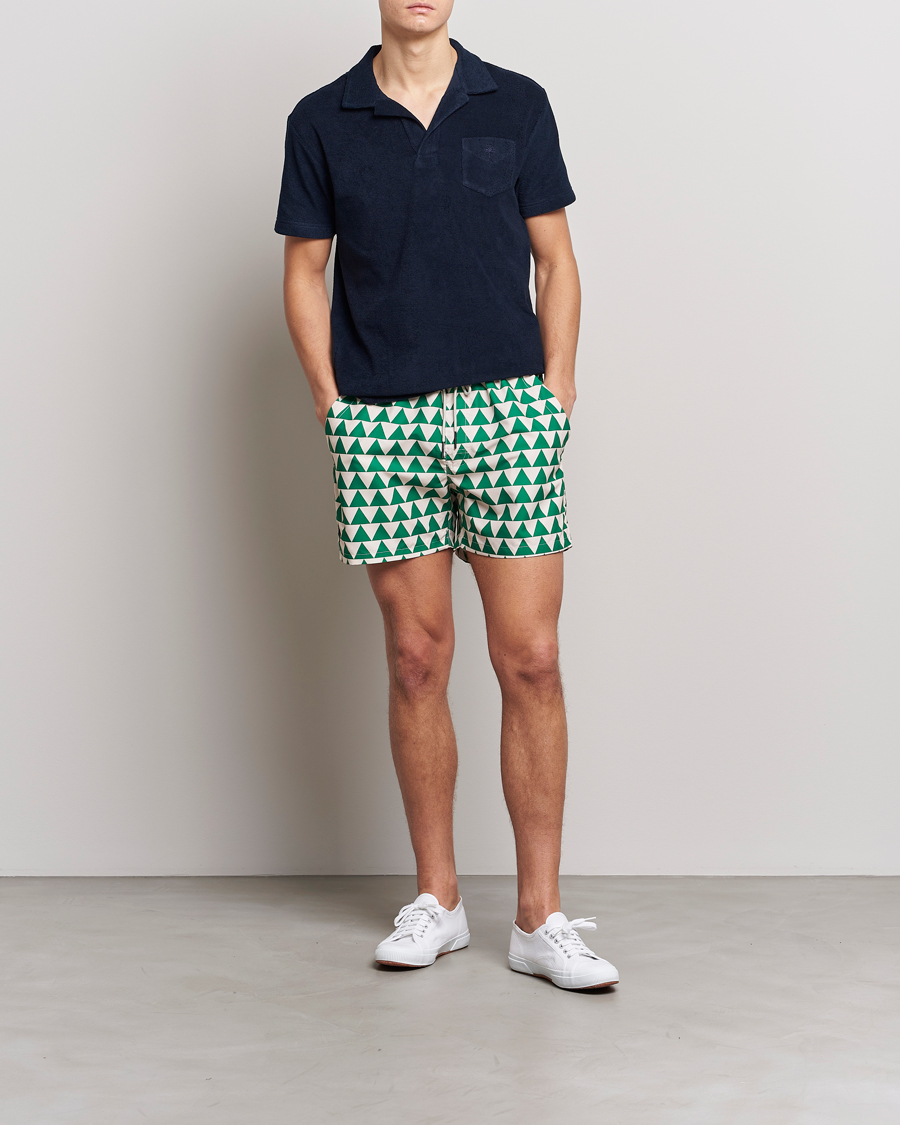 Herr | Badbyxor | OAS | Printed Swimshorts Triangle Jungle