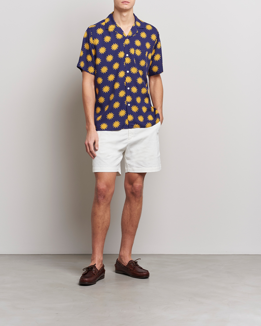 Herr | Skjortor | OAS | Viscose Resort Short Sleeve Shirt Sunday Sun