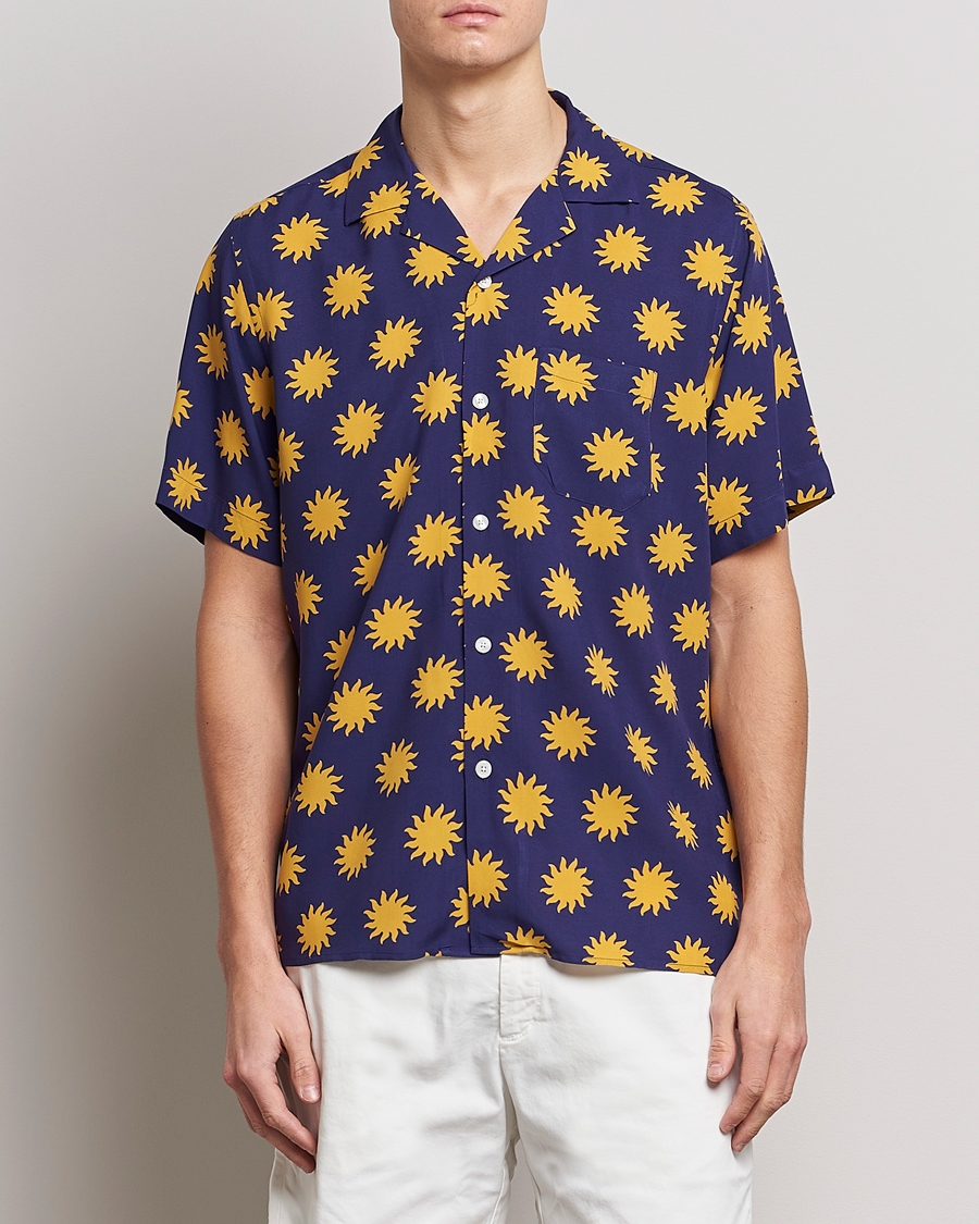 Herr | Skjortor | OAS | Viscose Resort Short Sleeve Shirt Sunday Sun